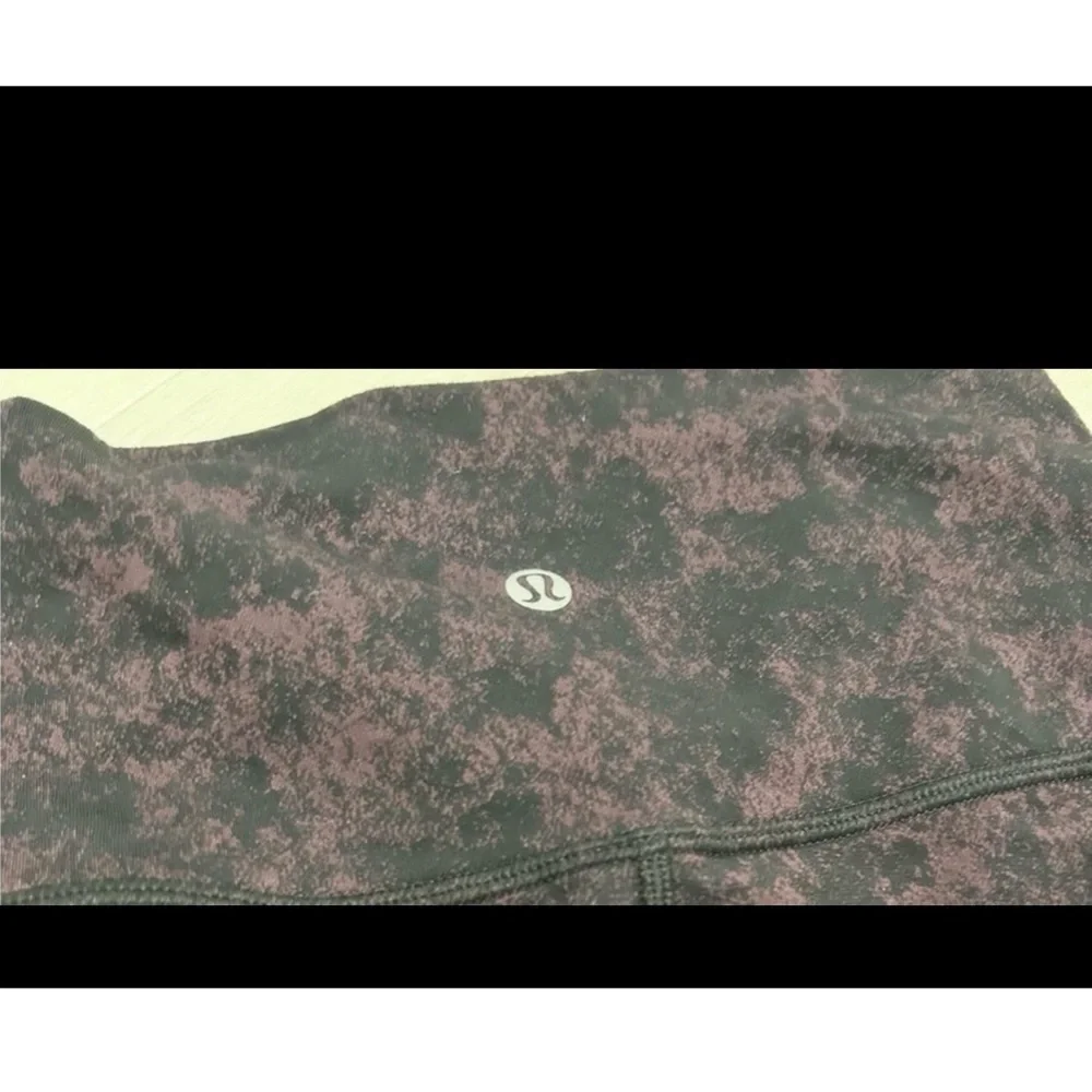lululemon athletica Dark Plum Printed Leggings 4